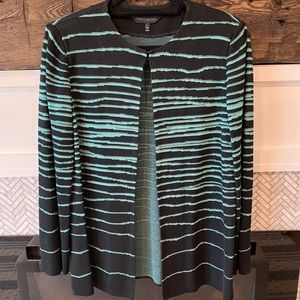 Ming Wang L Open Front Blazer